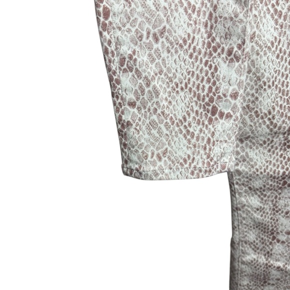 AG Adriano Goldschmied | The Farrah Skinny Ankle Jean in Snake Skin | Sz 27R - Picture 6 of 13